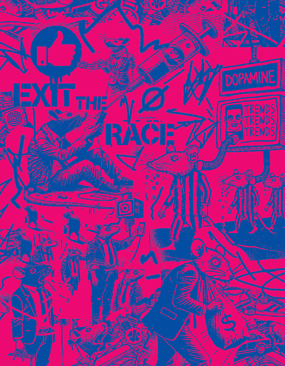 "Exit The Race" Collage Print (Limited)
