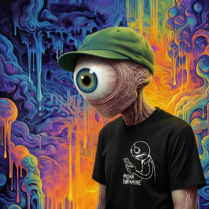 MOAR Dopamine Unisex Cotton Crew Tee