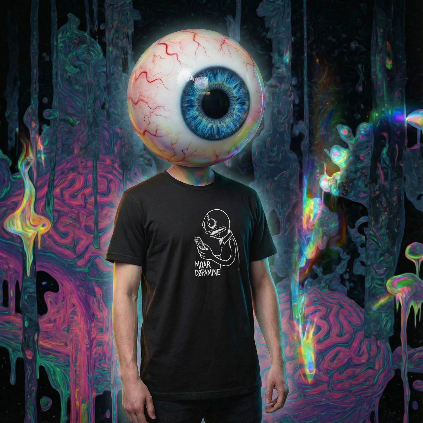MOAR Dopamine Unisex Cotton Crew Tee