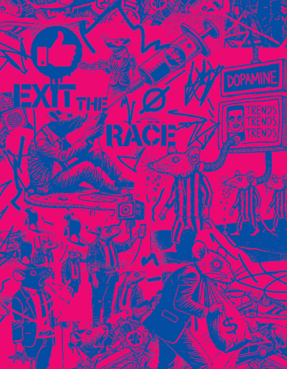 "Exit The Race" Collage Print (Limited)
